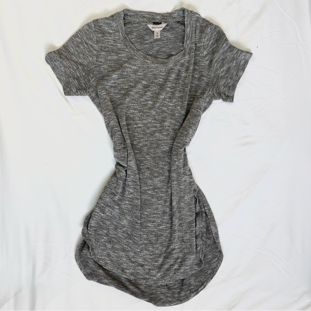 Juicy Couture Womens Shirt Sz Small Fitted Indie Long with side Slits
